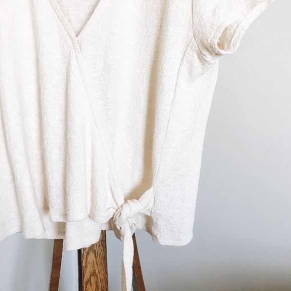 Madewell Cream Crop Top - Picture 2 of 5